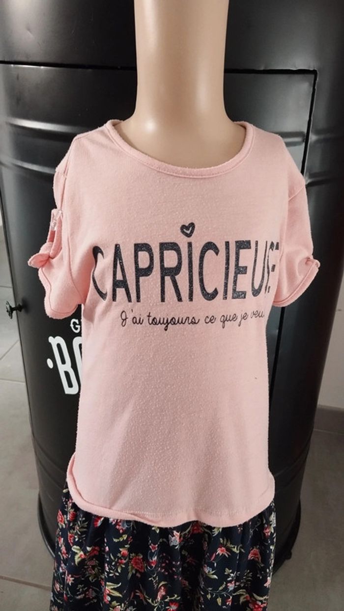 Robe la halle taille 8 ans fille fleuris rose - photo numéro 3