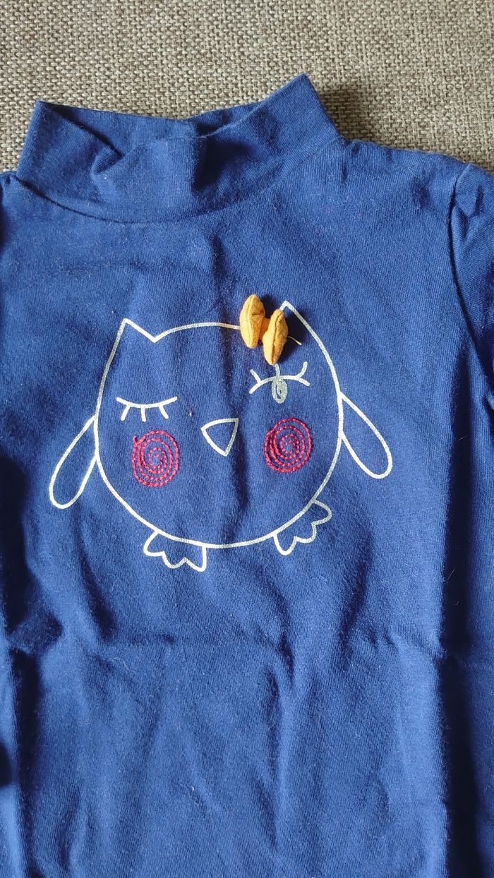 Tee shirt hibou DPAM - photo numéro 2