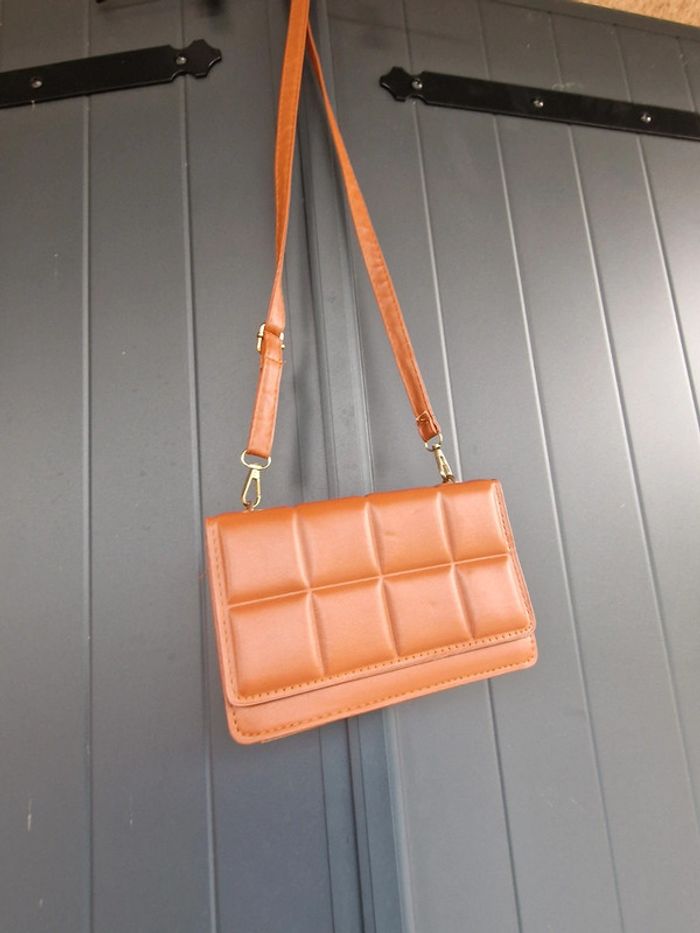 Sac bandoulière/Sac a main couleur tabac - photo numéro 5