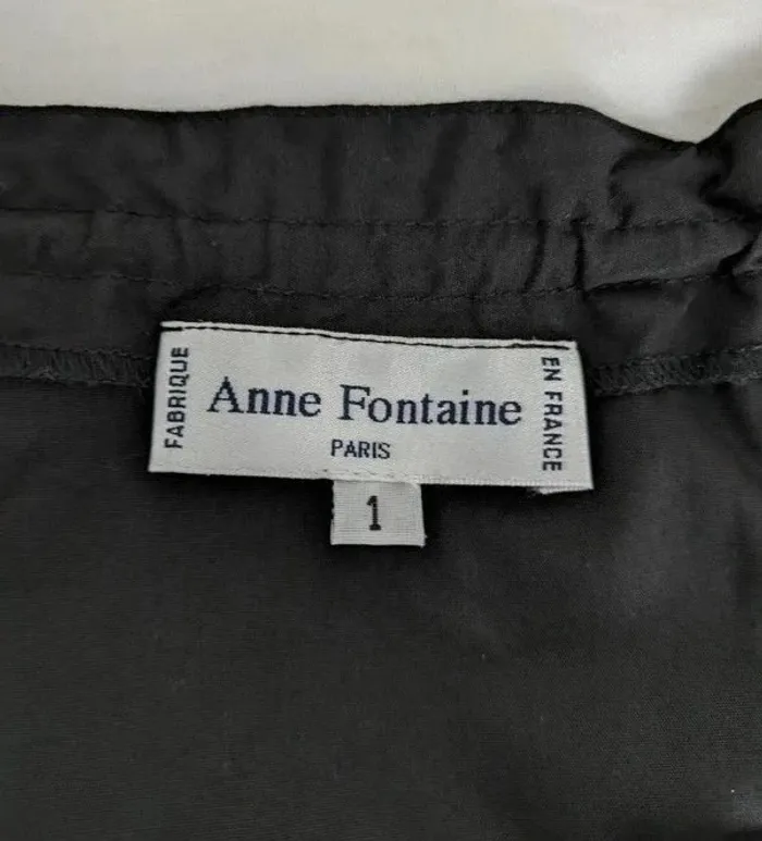 Top brodé en coton manches longues - Anne Fontaine - taille 1 (34) - photo numéro 4