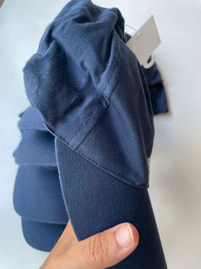 7 casquettes neuves bleu marine navy club - photo numéro 3