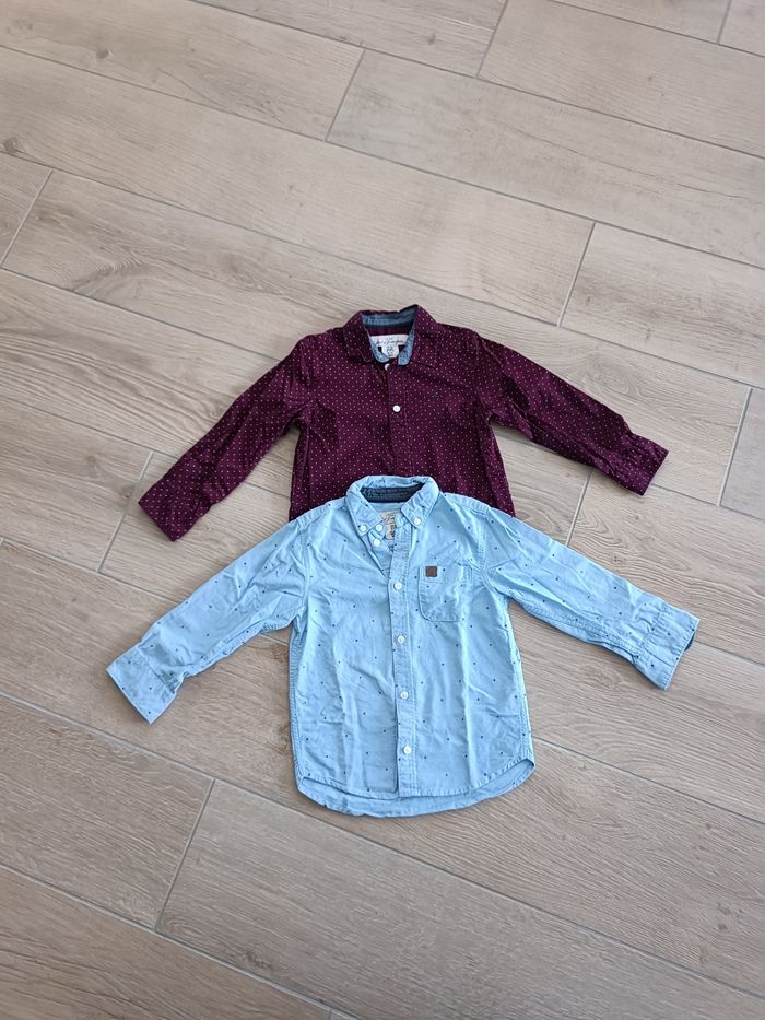 2 chemises garçons H&M 3/4 ans