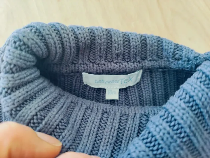 Pull en maille côtelé 18 mois - photo numéro 3