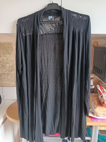 Gilet long noir