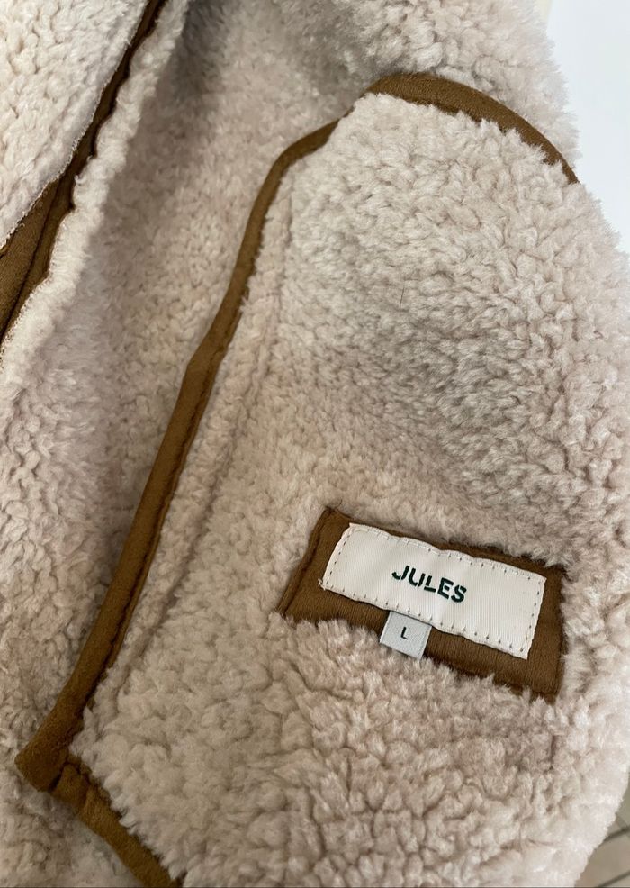Veste Simili Daim Marron à l’aspect Velouté Homme Taille L/40 Jules - photo numéro 6