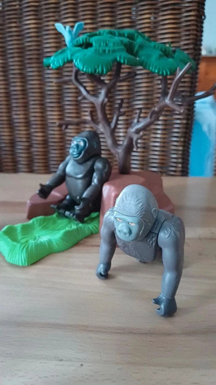 Éleveurs et gorilles playmobil - photo numéro 4