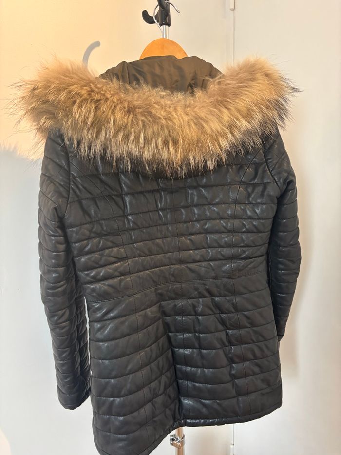 Manteau cuir