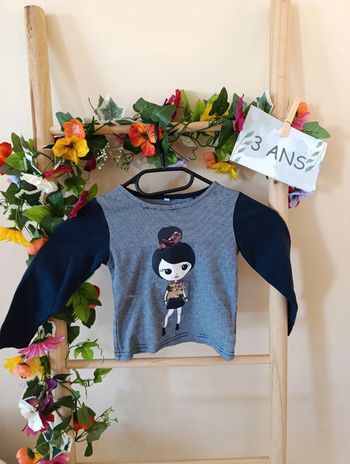 Haut manche longue 3ans fille