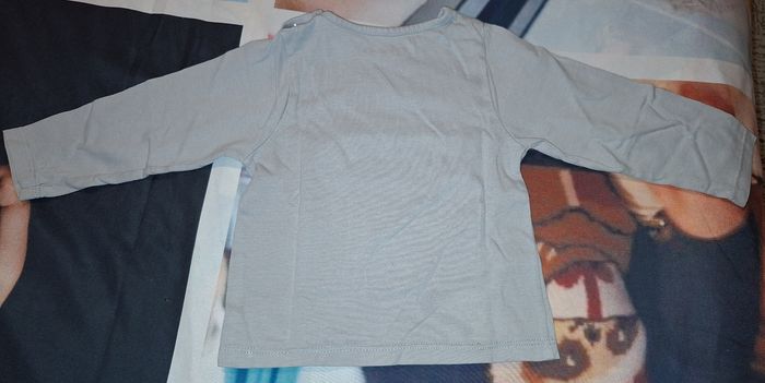 Tee-shirt manches longues Love Obaïbi 12 mois - photo numéro 4