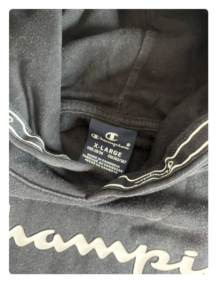 Sweat champion taille xs noir - photo numéro 4
