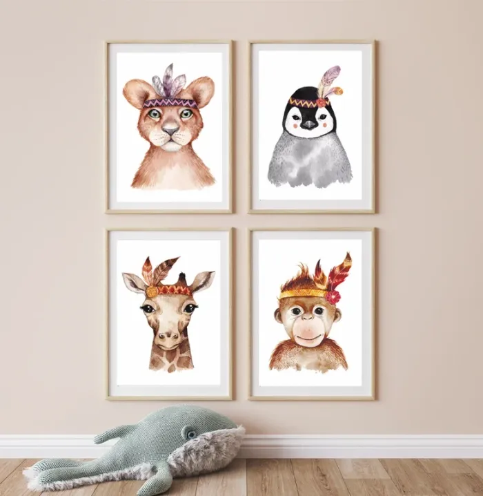 Affiches “Petits aventuriers” pour chambre enfant - photo numéro 3