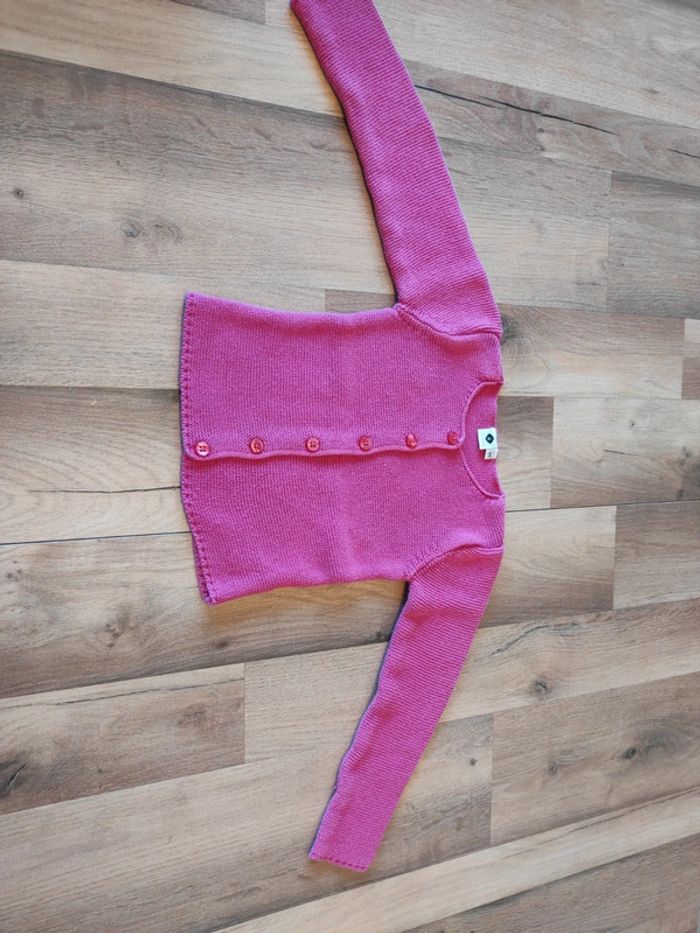 Gilet épais grain de blé 3 ans - photo numéro 2