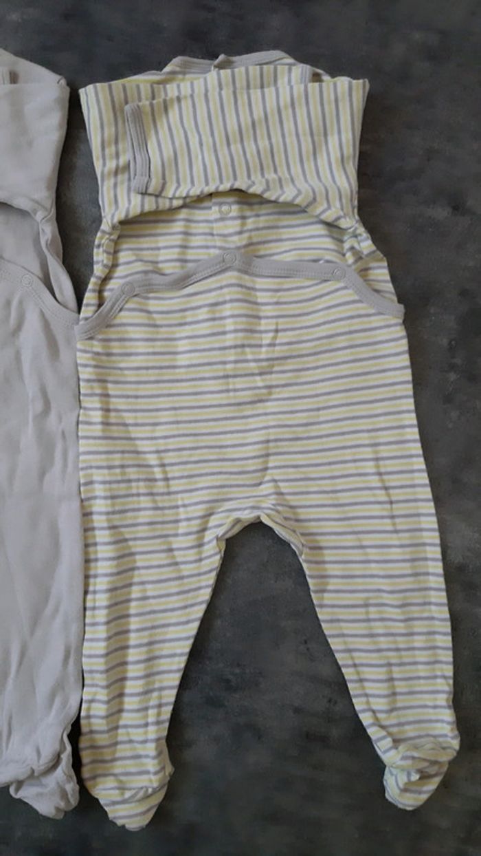 2 pyjamas grenouillère léger mixte - photo numéro 8
