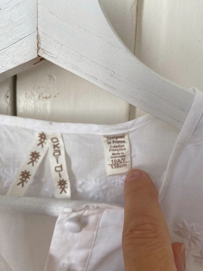 Blouse romantique Okaïdi 10 ans - photo numéro 4