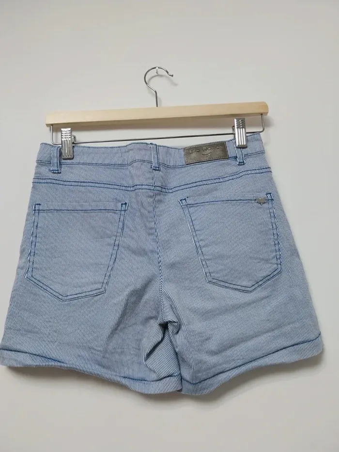 Short à rayures bleu et blanc LPB 34 - photo numéro 2
