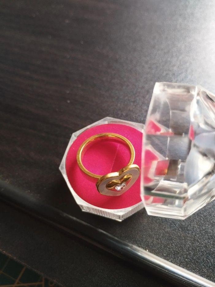 Bague vintage coeur avec coffret cadeau - photo numéro 4