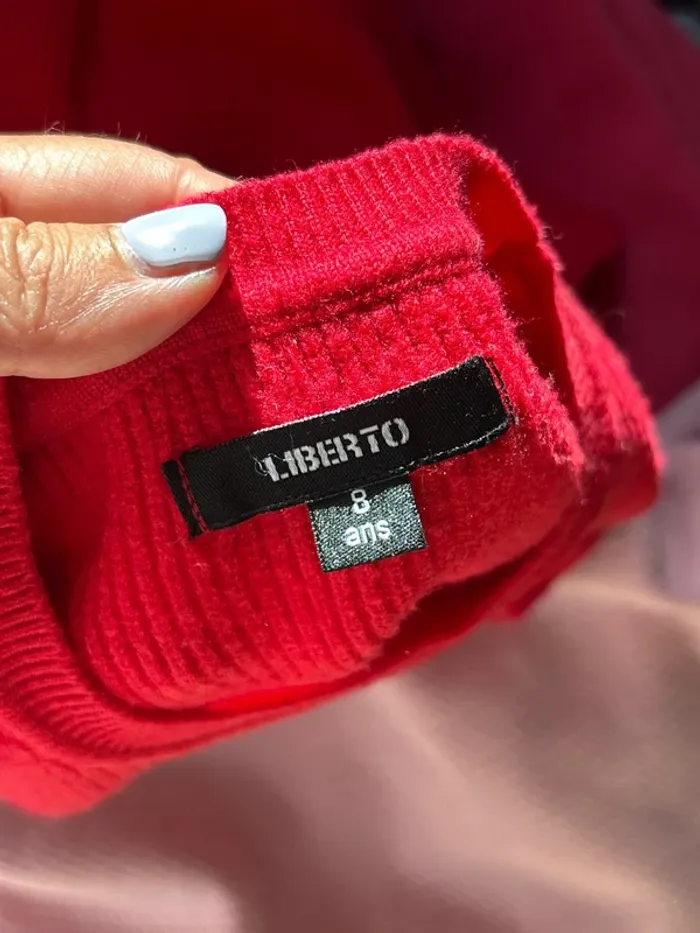 Pull rouge - photo numéro 4