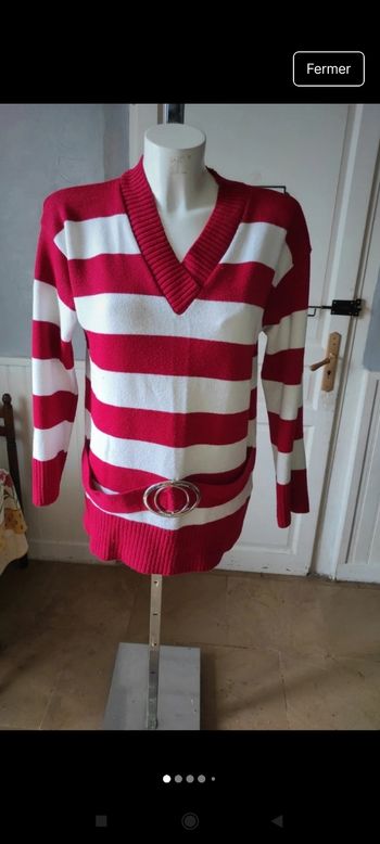 Très beau pull femme f57