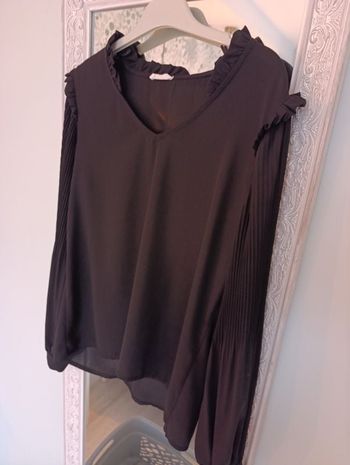 Blouse noir cache cache