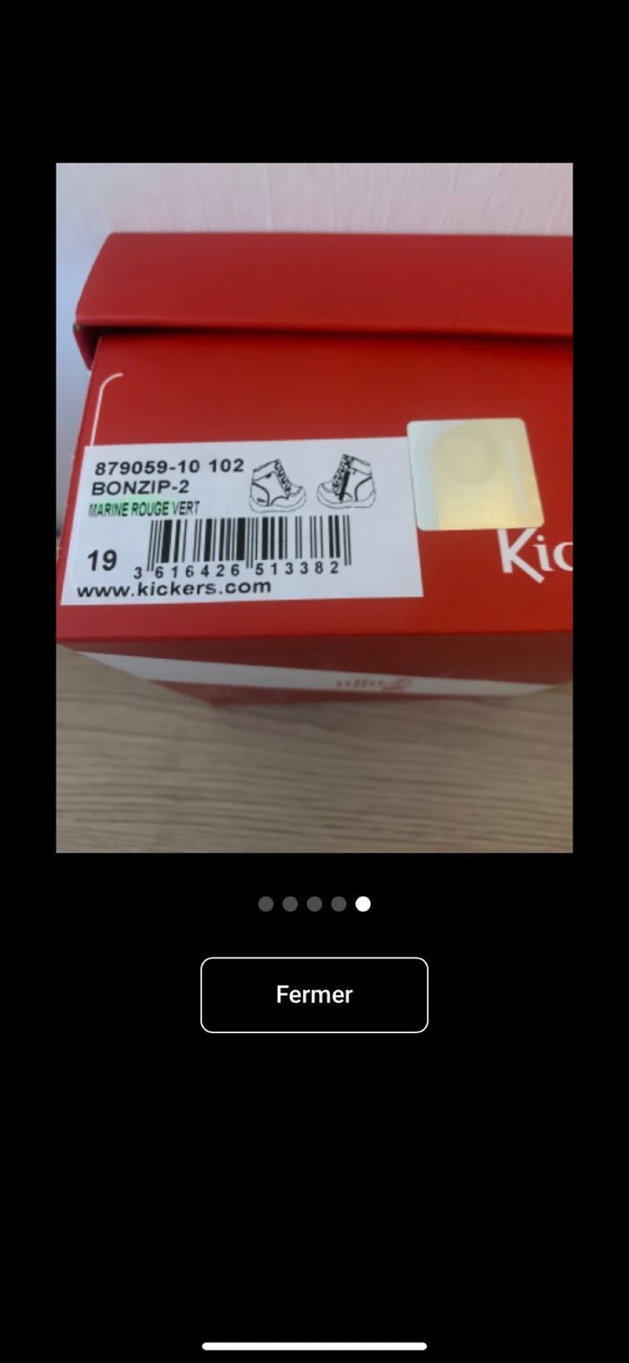 Chaussures bébé kickers - photo numéro 4