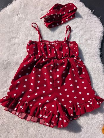 Robe combie short 18-24 mois