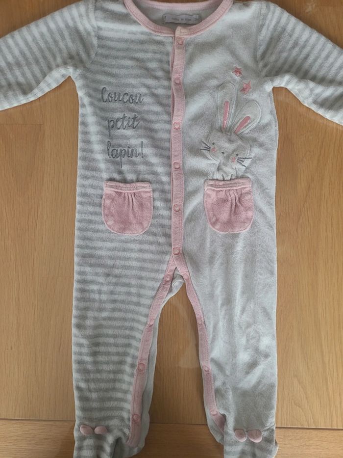 Lot pyjamas chauds 9 et 12 mois - photo numéro 4