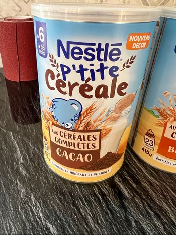 Céréales en poudre