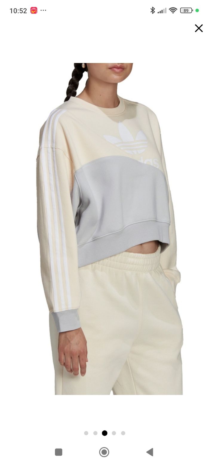 Sweat court Adidas doublé polaire - photo numéro 9