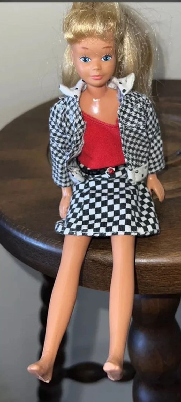 Poupée skipper barbie ancienne Mattel 1967 - photo numéro 3