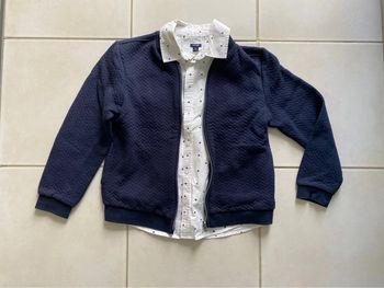 Veste coton + chemise
