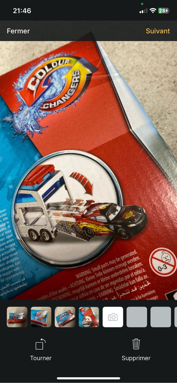 Disney Pixar Cars véhicule Camion Transporteur neuf - photo numéro 4