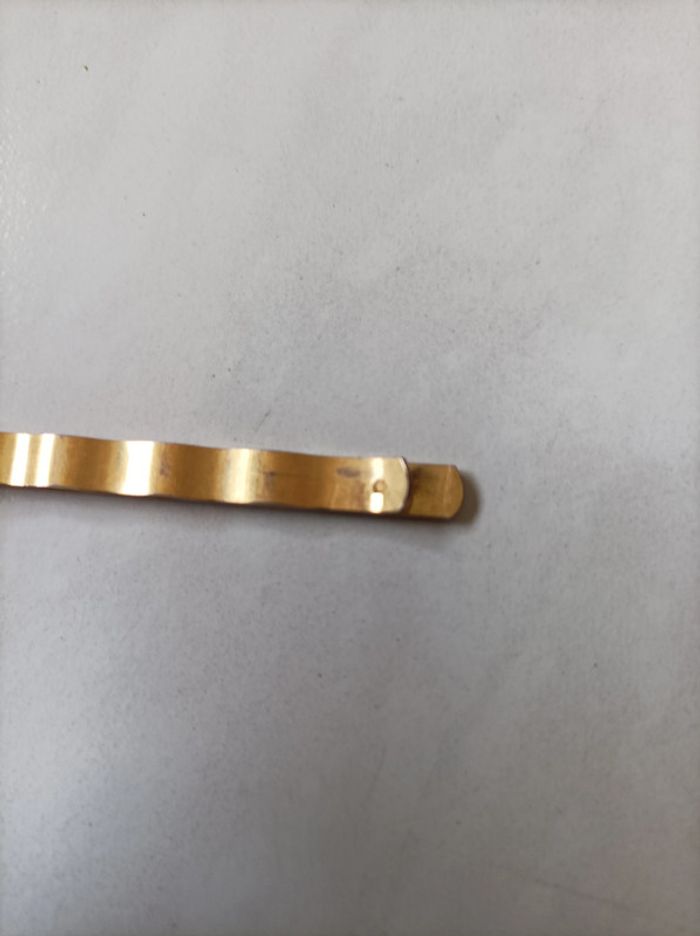 Pince à cravate - Plaqué or - photo numéro 4