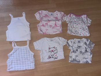 Lot body fille 24 mois été 
