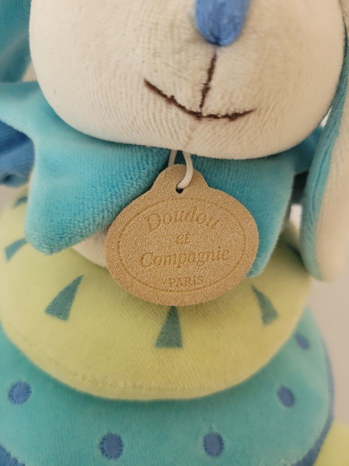 Pyramide éveil lapin Merlin Les Z'amigolos Doudou et Compagnie - photo numéro 2