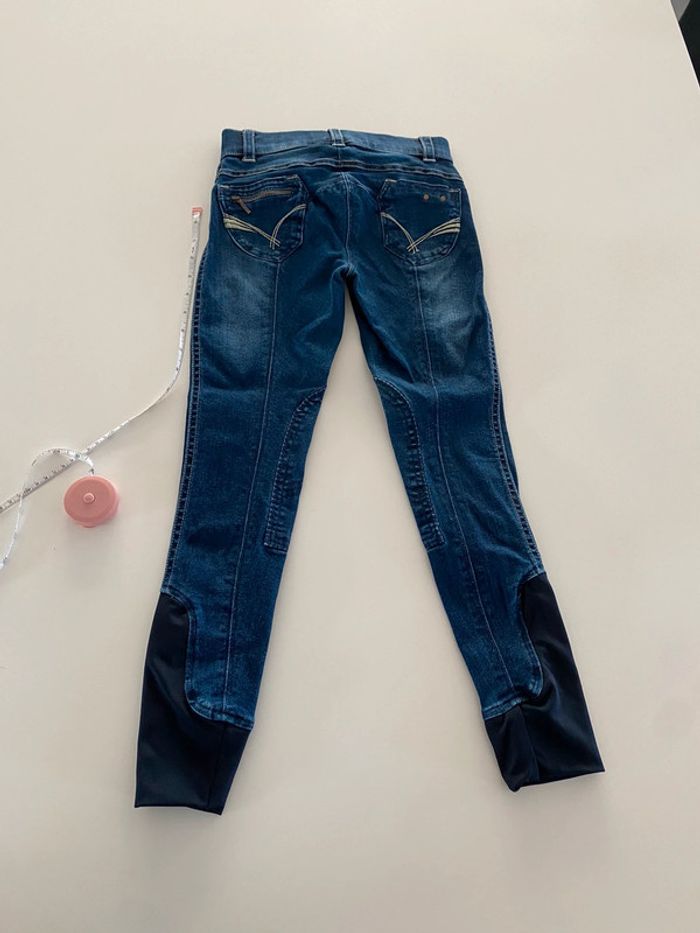 Pantalon Équitation neuf Equithème jean 10 ans - photo numéro 6