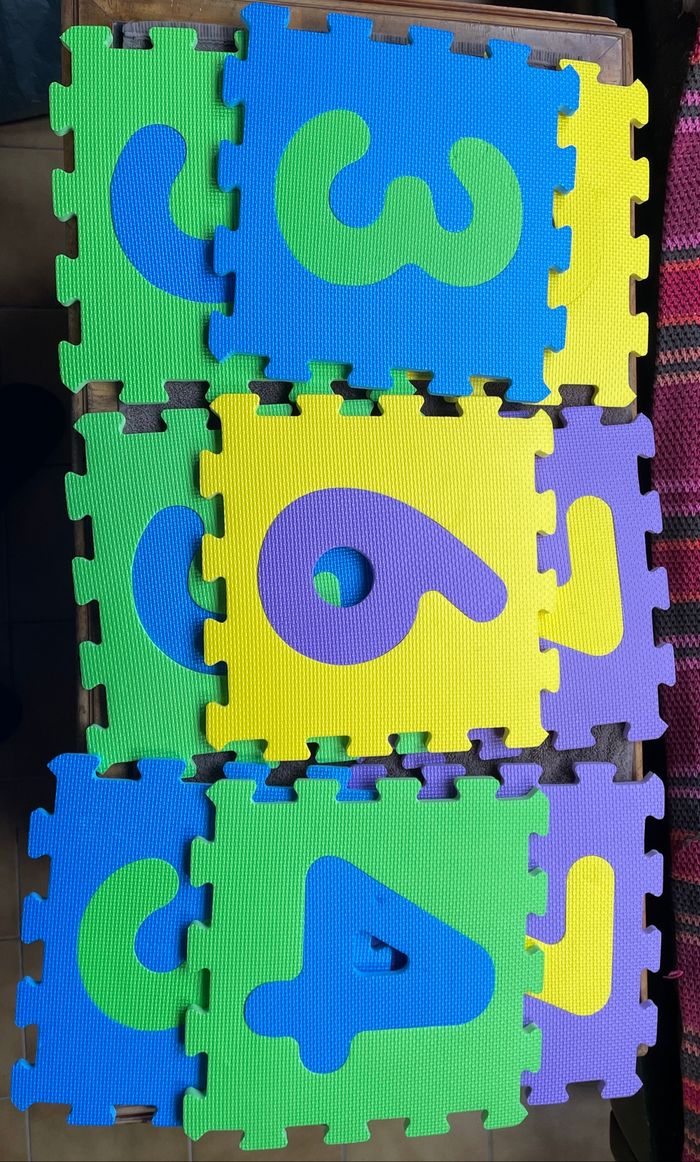 Tapis puzzle mousse enfant