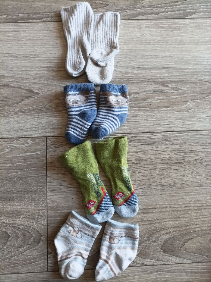 Lot 4 paires de chaussettes bébé