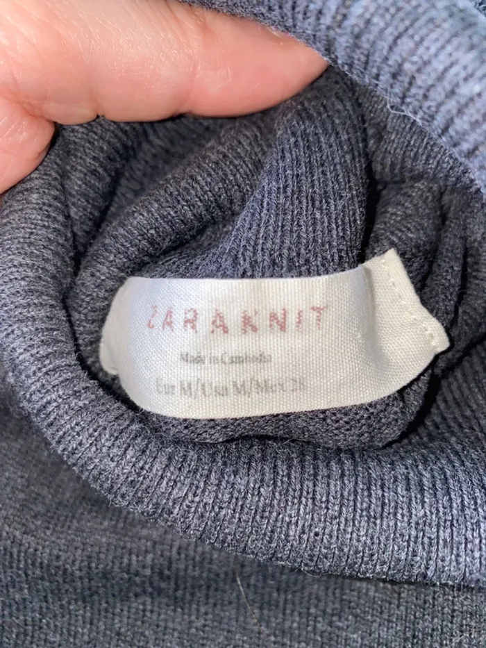 Pull col roulé Zara - photo numéro 2