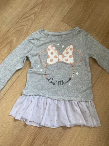 Petit pull tunique fin et léger Minnie Disney