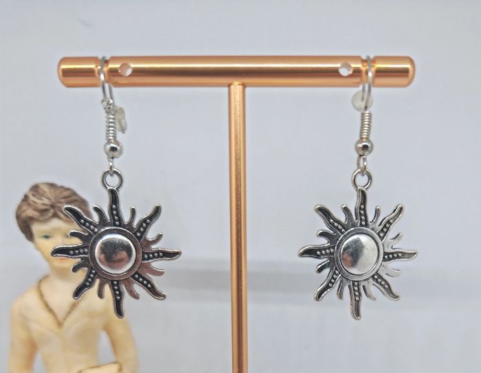 Boucles d'oreilles soleil