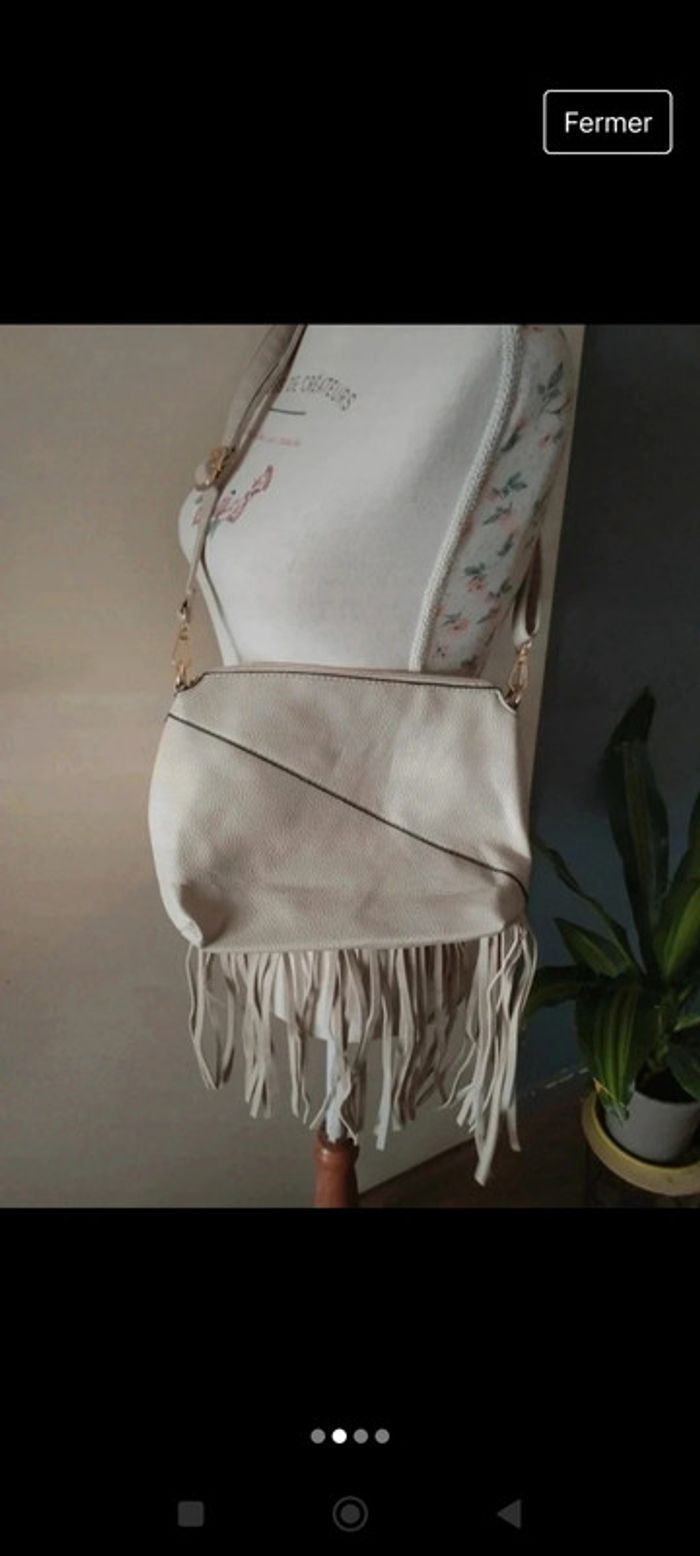 Sac à bandoulière a franges - photo numéro 2