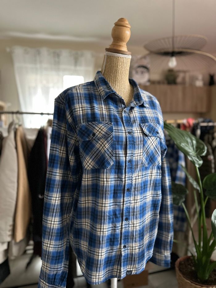 Veste chemise IKKS à carreaux avec capuche amovible – T.M – Neuve - photo numéro 7