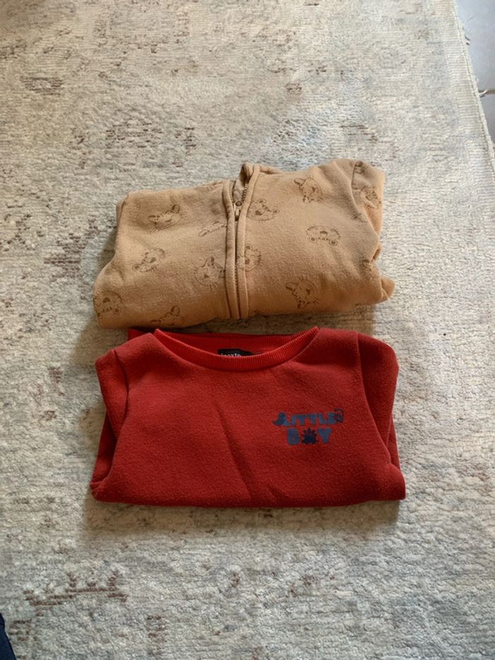 Lot gilet + sweat en 12 mois InExtenso - photo numéro 4