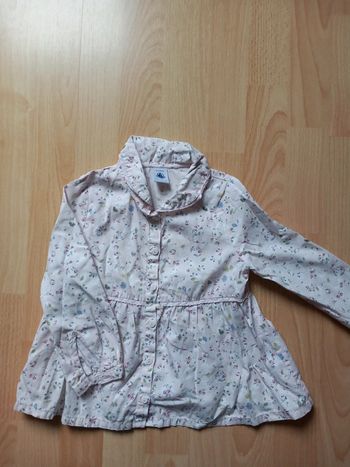 Chemisier à fleurs 🌸 Petit Bateau 3 ans TBE