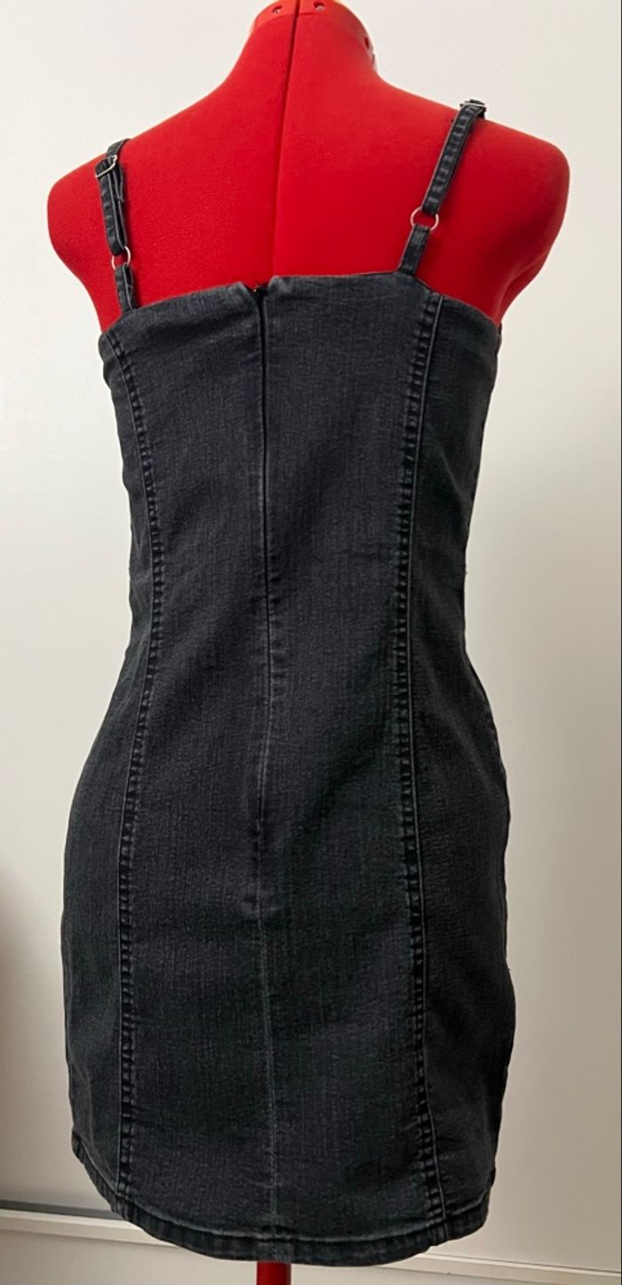 Robe corset en jean gris Jennyfer - photo numéro 4