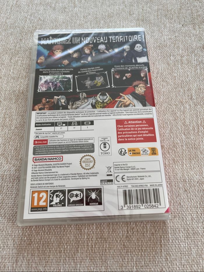Jeu Nintendo switch jujutsu kaisen - photo numéro 2