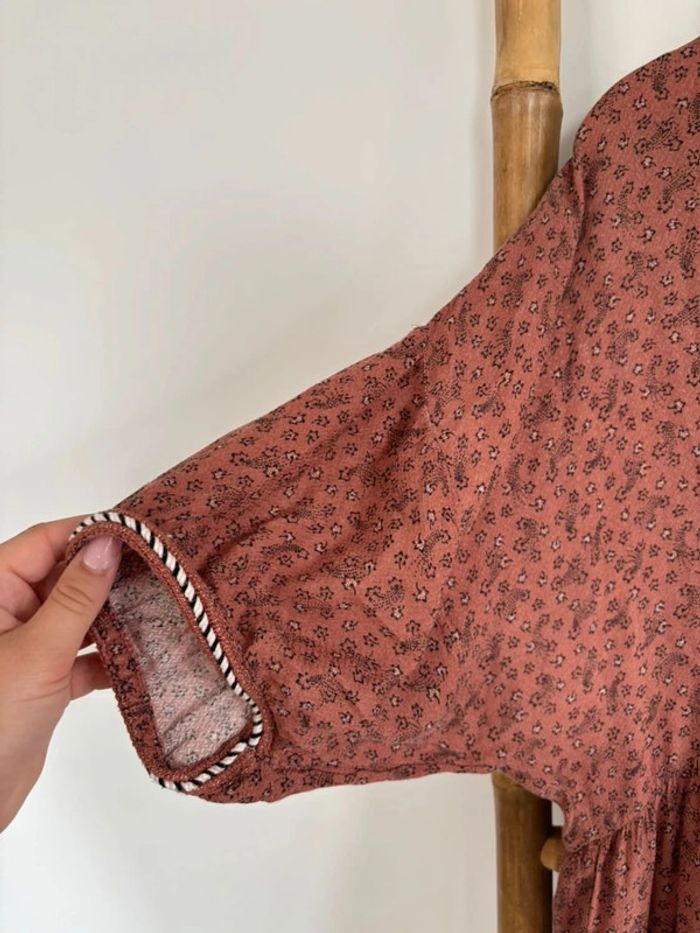 Robe bohème terra cota bonobo taille L - photo numéro 7