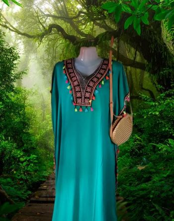 Robe Pompom coton JIMSTYLE neuve