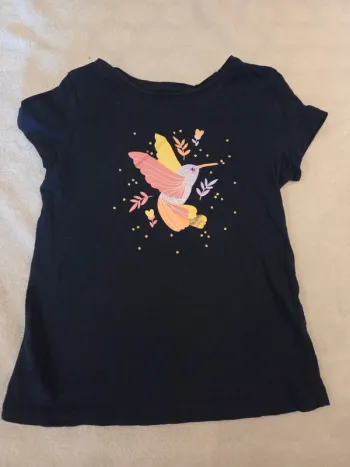 T shirt colibri bleu