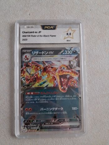 Dracaufeu ex gradé PCA 10 – Flammes Obsidiennes / Ruler of the Black Flame